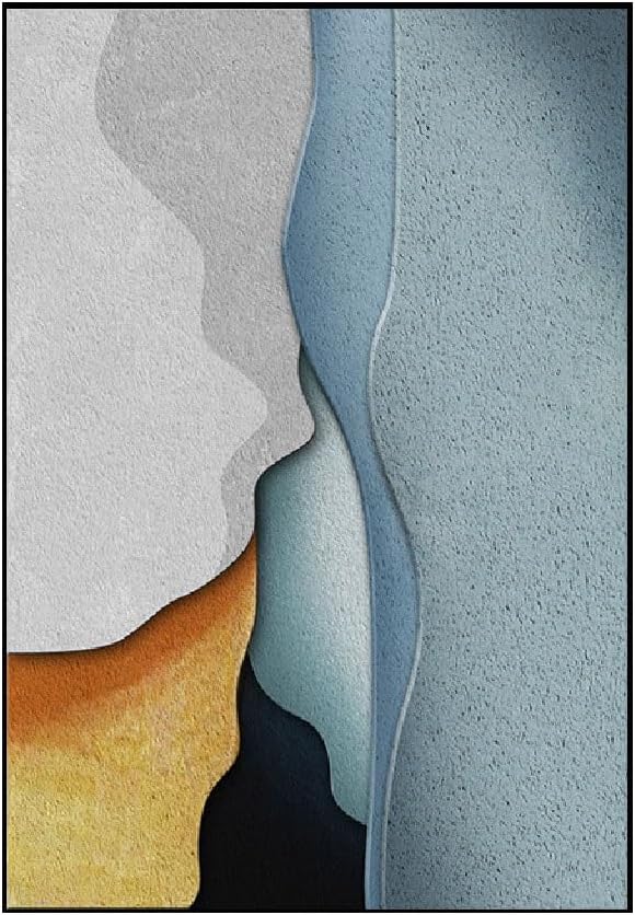 ZEFLMXS Sofa Background Wall Decorative Painting Living Room Art Entrance Mural(70 * 100)