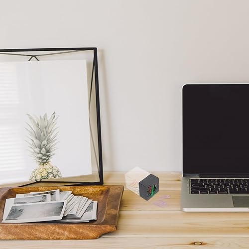 Miniatura 9 de VILLCASE 2 piezas de clip de papel cubo de almacenamiento accesorios de escritorio Jumbo clips de papel Bobby Pin Holder Clips de papel grandes