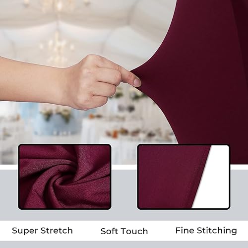 Vista 101 de Babenest Fundas plegables de elastano para sillas de Halloween, mejoradas, 10 unidades, universales, elásticas, lavables, protectores para bodas