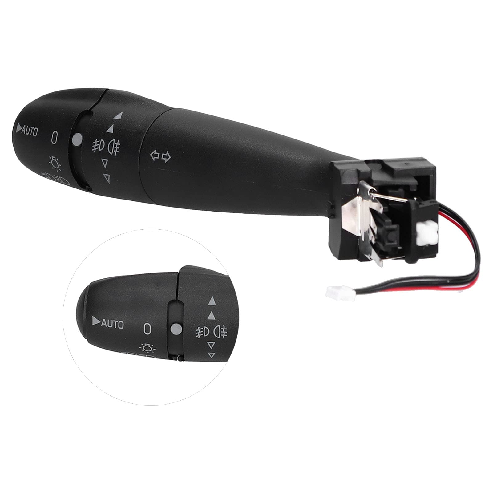Interruptor de Señal de Giro del Coche a la Izquierda Repuesto para Peugeot 206207307301308 3008405 407408807