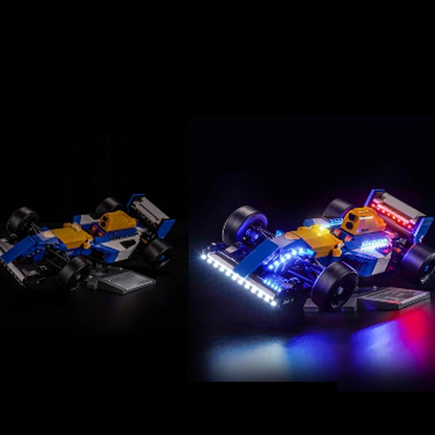 LED Lighting Kit Compatible with Lego 10353 Racing Car Series LED Light Set (Model Kit Not Included - Lighting Components Only) (Remote Control Style)