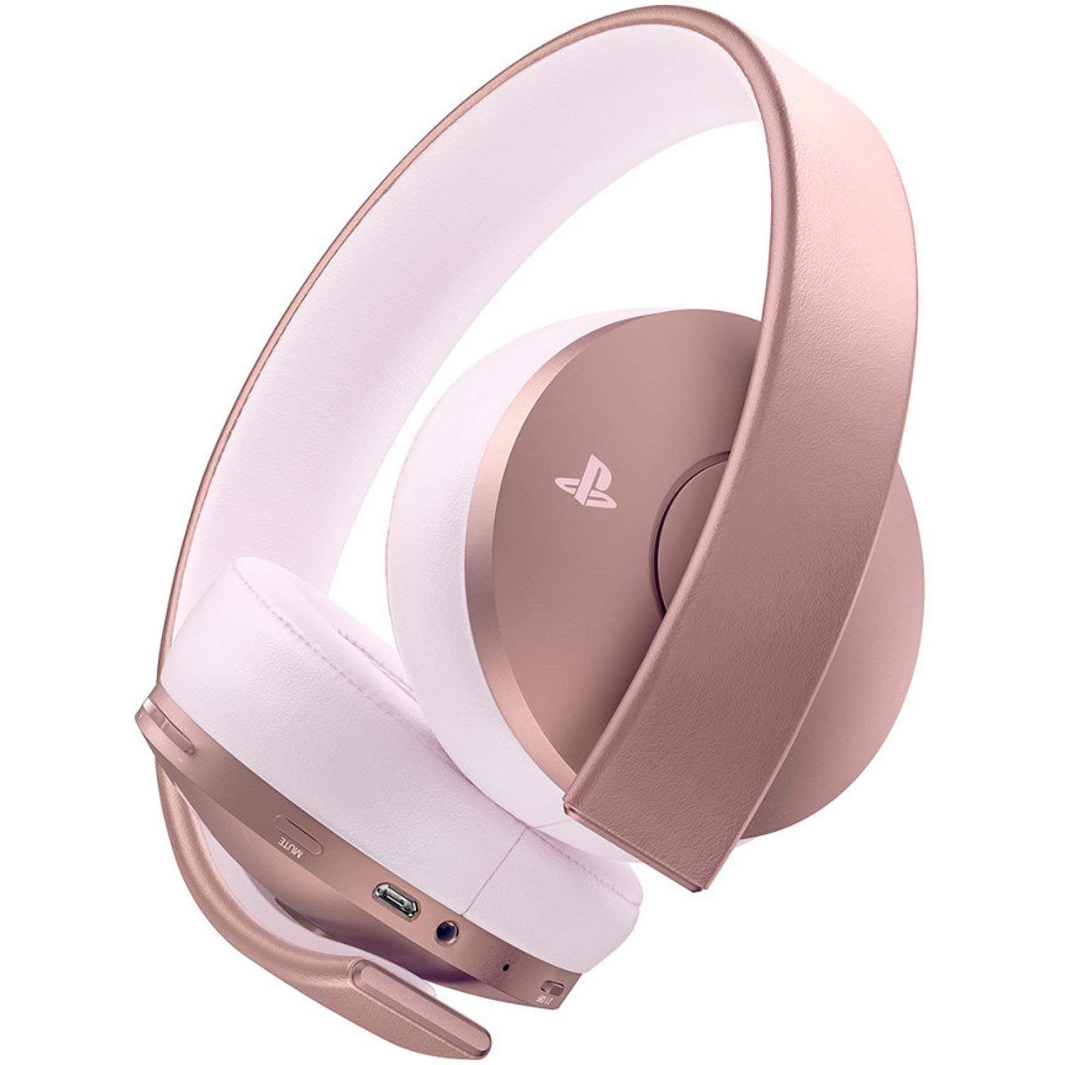Sony, Casque PS4 Sans Fil Officiel, Accessoire PlayStation 4, Compatible PS VR, Audio 3D, Édition Gold, Couleur : Or Rose