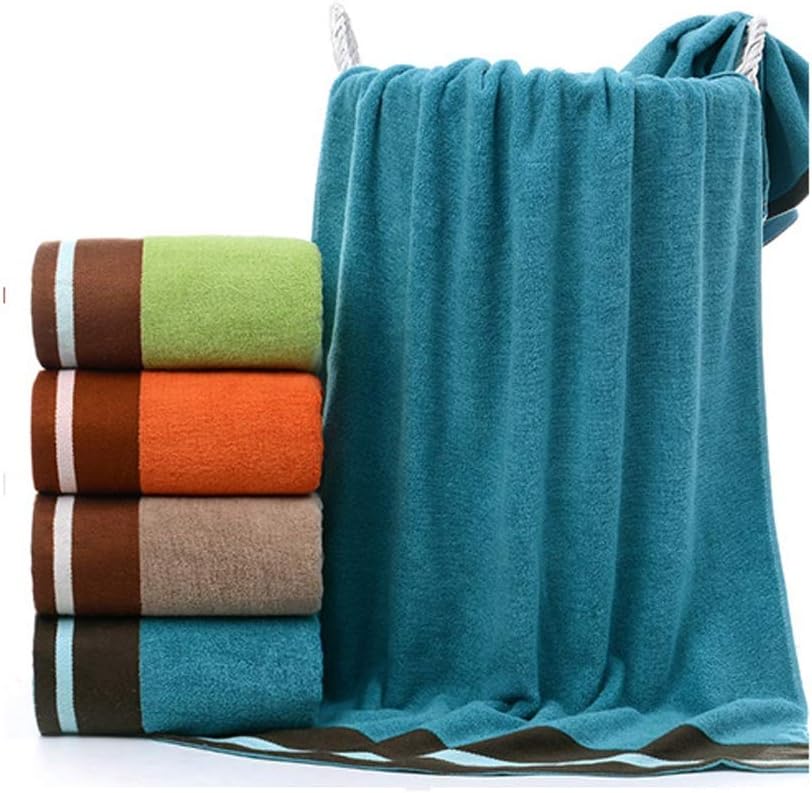 3PCS/Set Towel Cotton Beach towelsThickened Bath Towel(Orange)
