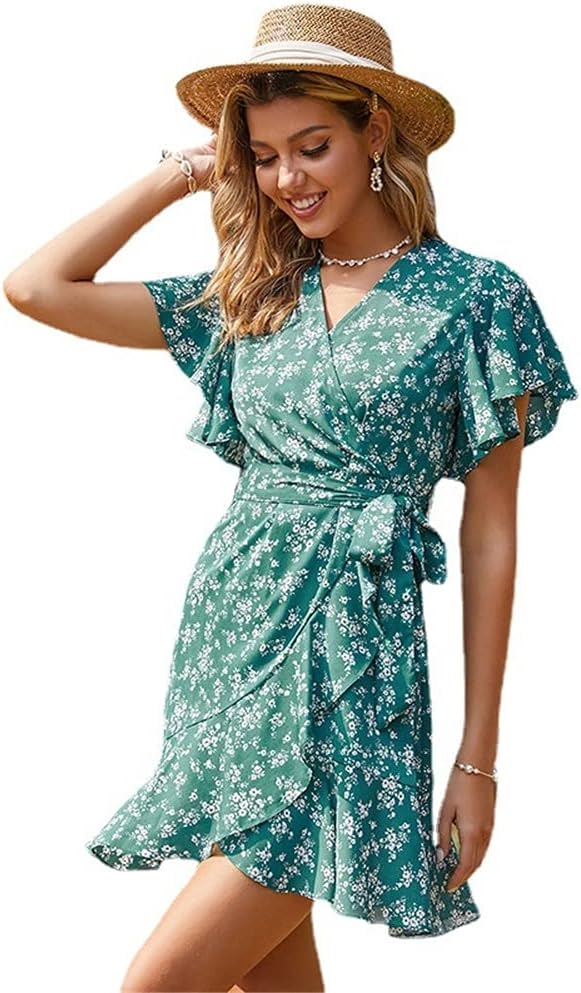 evelyn 編み上げティアードワンピース 千鳥柄 evelyn 編み上げ