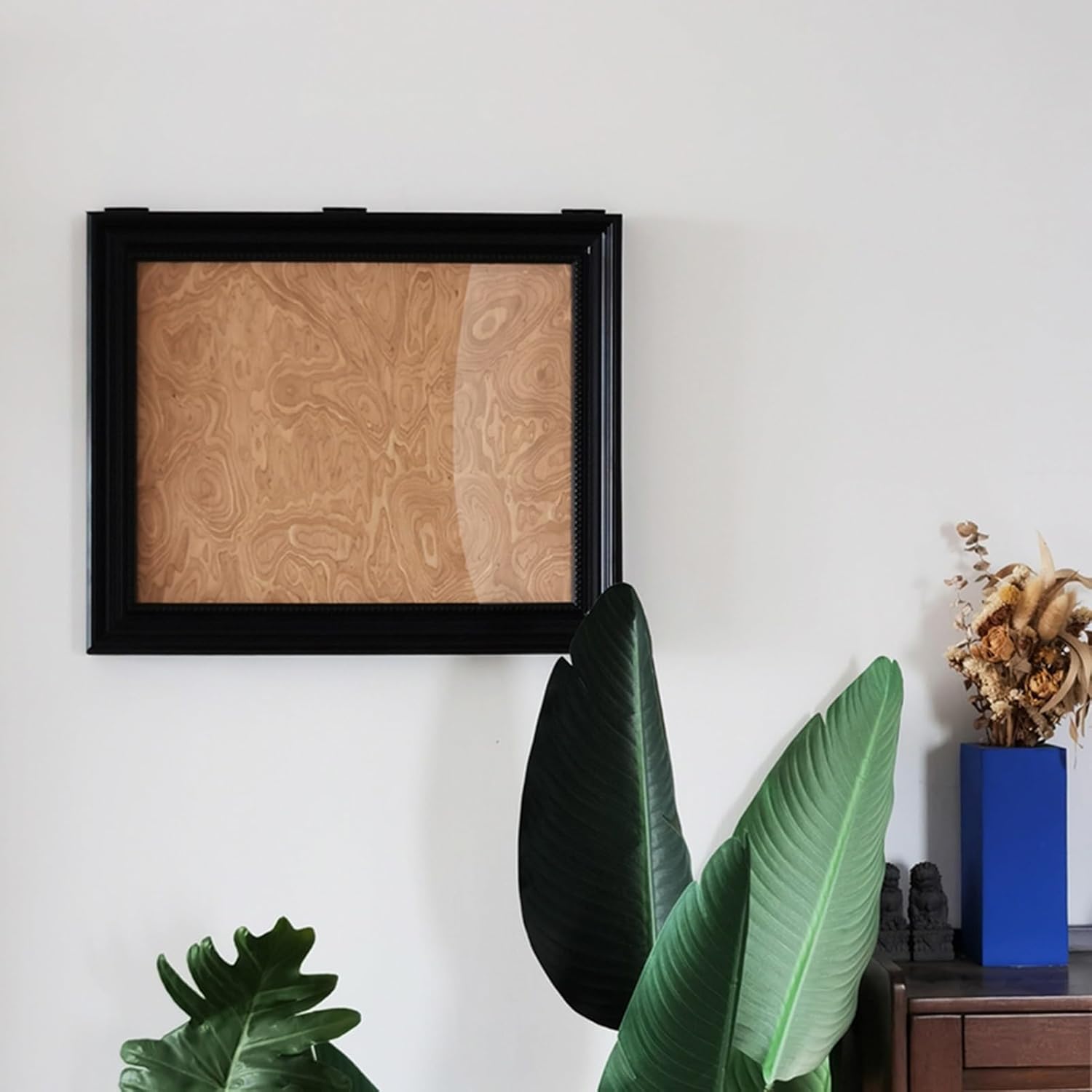 Tree Bark Pattern Electrical Fuse Box Cover - Farmhouse Style Art for Living Room & Hotel - Retro Meter Panel Cabinet Decor (50x40cm / 19.75x15.75)