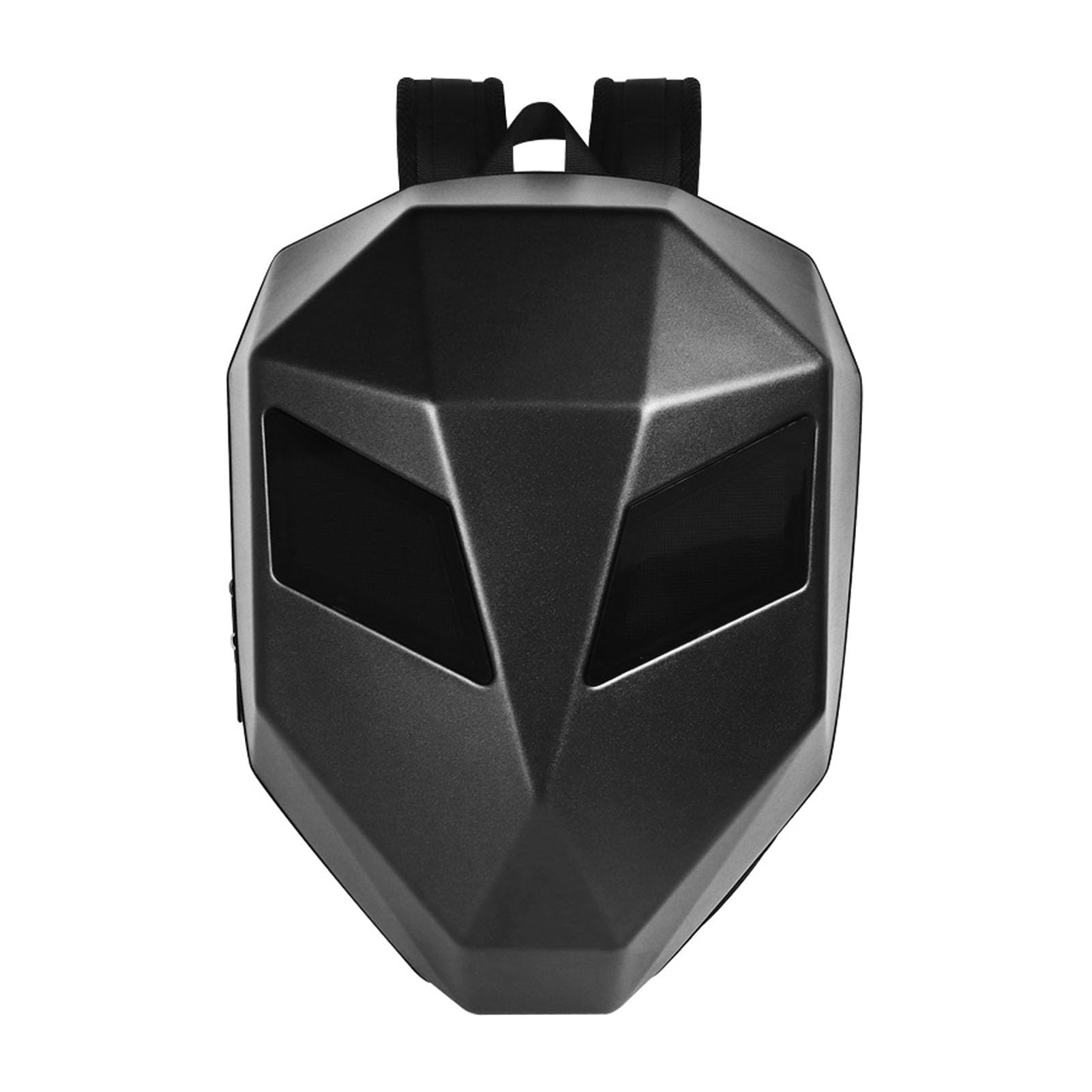 Asixxsix Mochila LED, Control APP Bluetooth Mochila LED para moto con pantalla a todo color programable, USB recargable impermeable duro casco bolsa para viajes de motocicleta de equitación