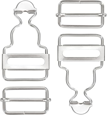 DTGN Overall Buckles Good for Jeans Bib Pants Metal Suspender Buckle