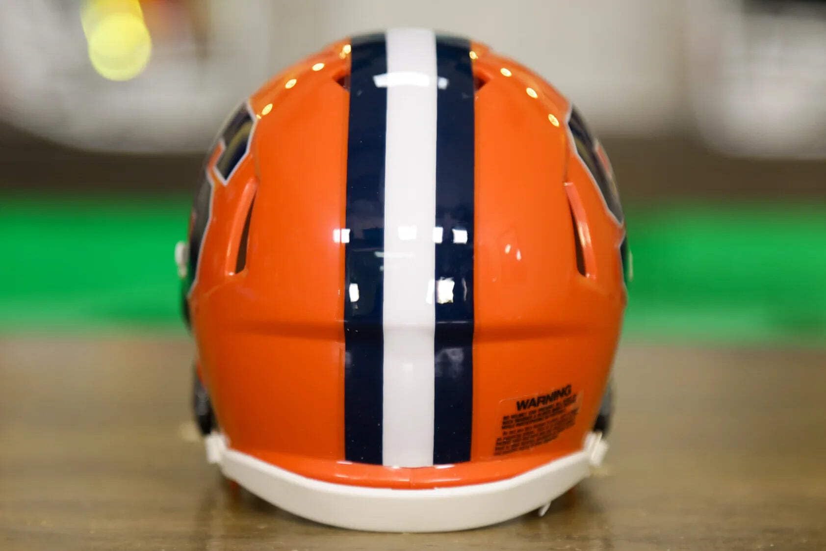 crown awards mini football helmets Heisman Trophy Riddell Speed Mini Helmet  Green Gridiron, Inc