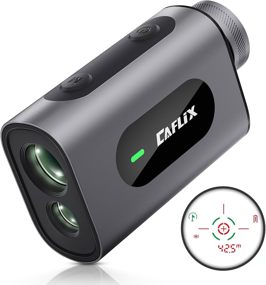 ゴルフ 距離計 ミニサイズ 距離測定器 6.5倍望遠＆大画面 0.05秒高速測定 Amazon.co.jp: ゴルフ距離計 レーザー測定器 1000m対応 大画面