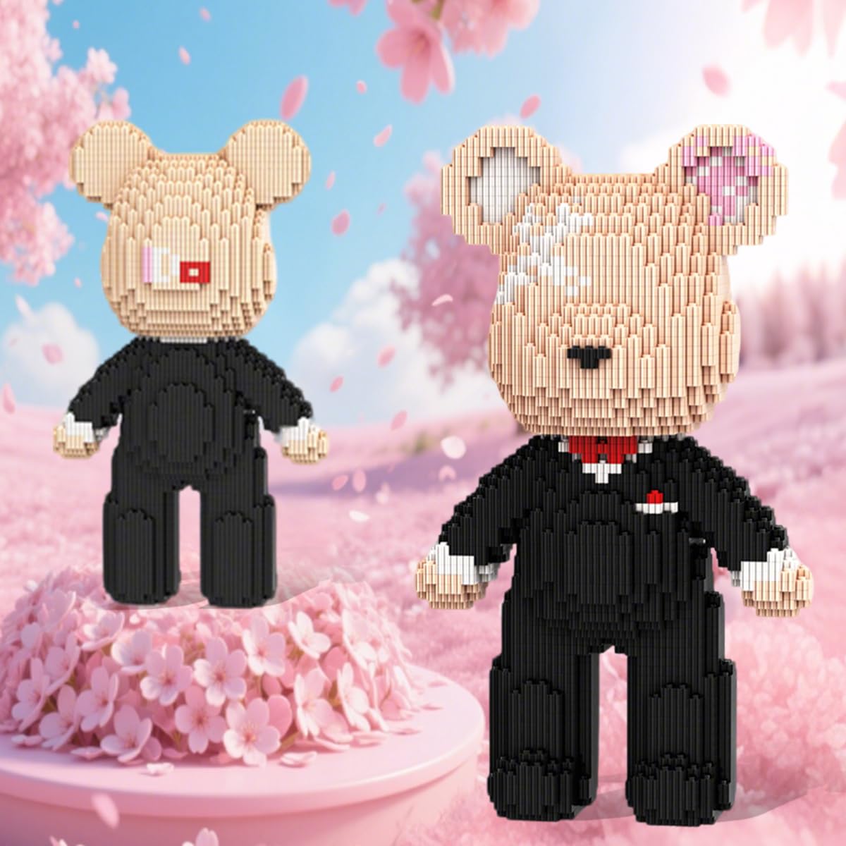 Ours Blocs de Construction, Ensemble de Micro-Briques 3D pour Adultes Ours Blocs de Construction, Ensemble de Micro-Briques 3D pour Adultes
