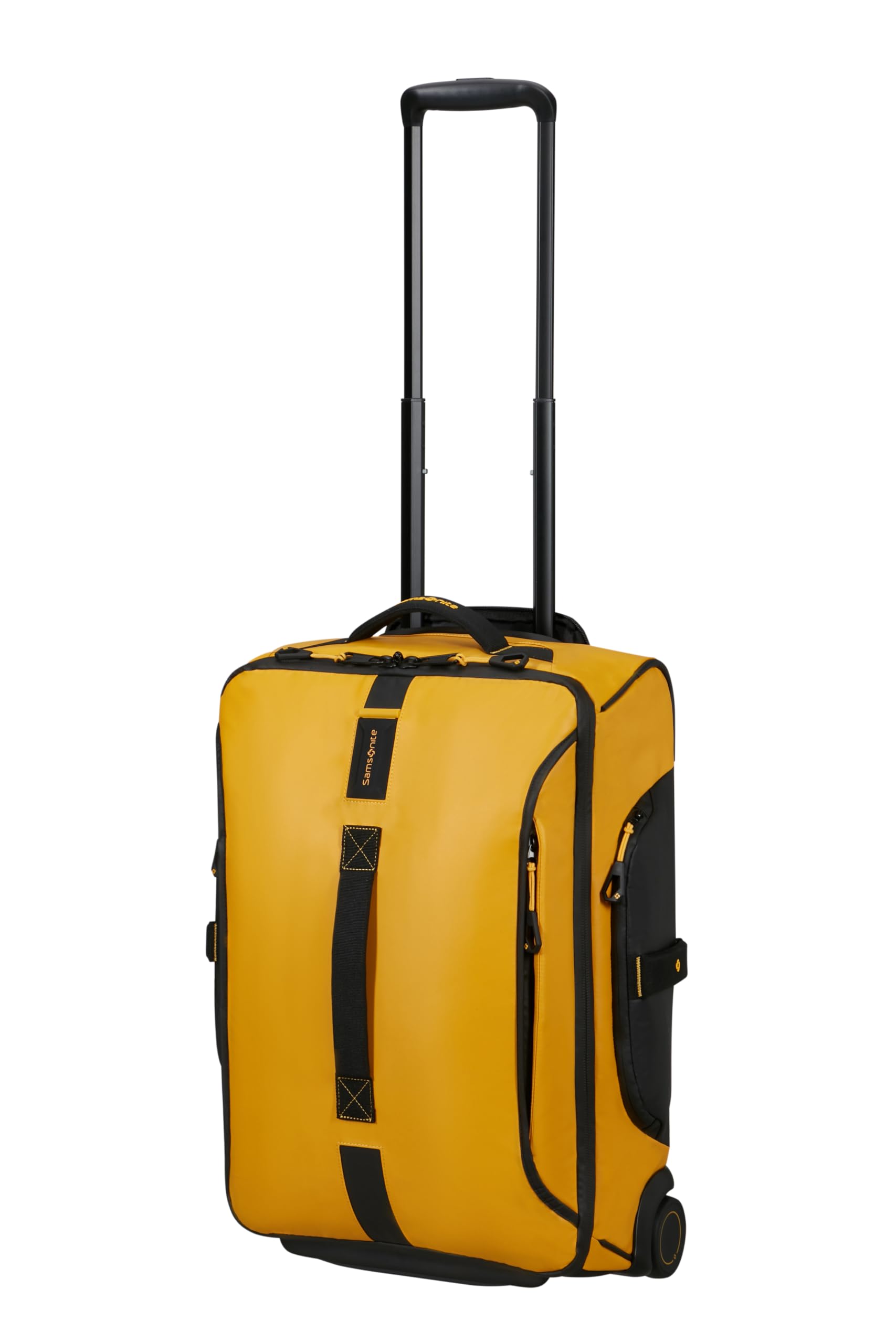 Samsonite Paradiver Light - Bolsa de Viaje con Ruedas (55 cm), Small, Equipaje de Mano, Repelente al Agua, Ligero, 48,5L, Amarillo (Yellow)