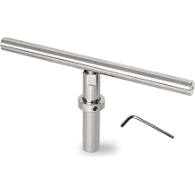 Tool Rest, Crossbar 12"length M12 x 1.25 thread, with Stem 1diameter x 4 3/4 length and a tool rest collar for Woodturning Lathes, Woodworking Tools.