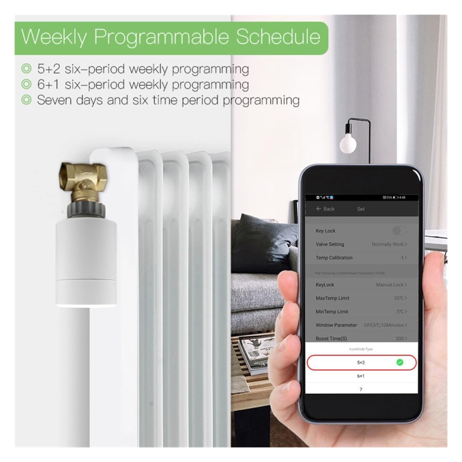 Tuya Zigbee 3.0 Termostat Siłownik Zaworu Grzejnikowego Inteligentny Programowalny Regulator Temperatury TRV Z Automatyczna Regulacja