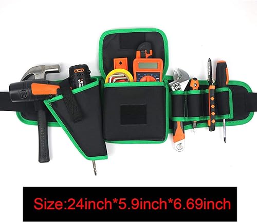 Miniatura 9 de Suspension Rig Tool Belt Tool and Hammer Holder Pliers Tool Pouch Tool Carrying Pouch Aerial Lift Tool Holder (Dark Green) Darkgreen,Rojo