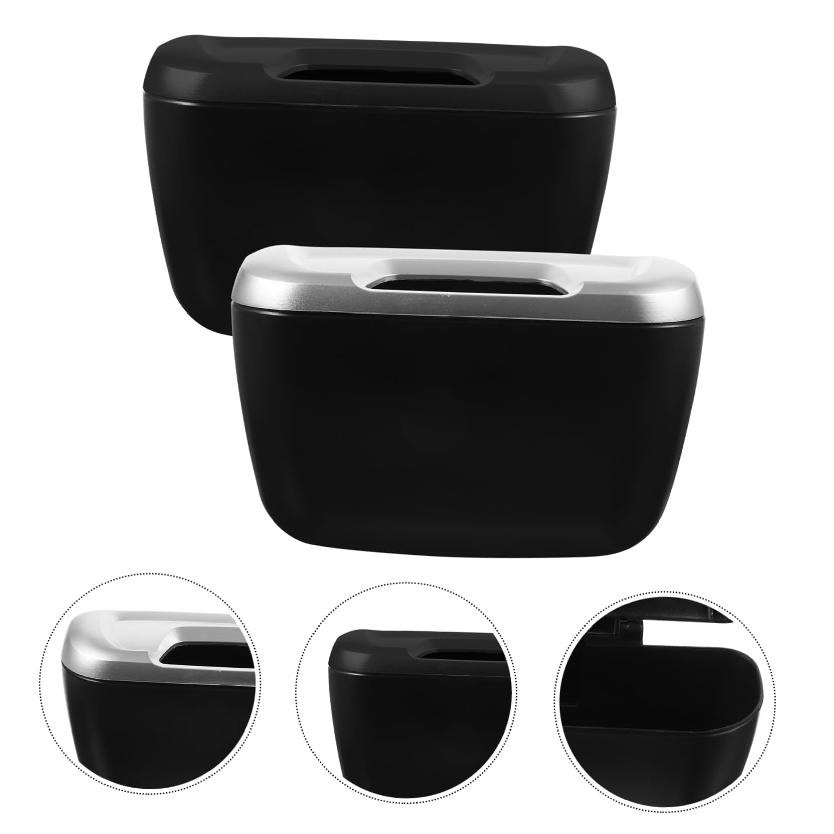 Gatuida Lot De 5 Poubelles De Portière De Voiture Pour Femmes Boîte De Rangement Compacte Pour Voiture Organisateur De Siège De Voiture Support De Rangement Poubelle 2 Pièces X 5