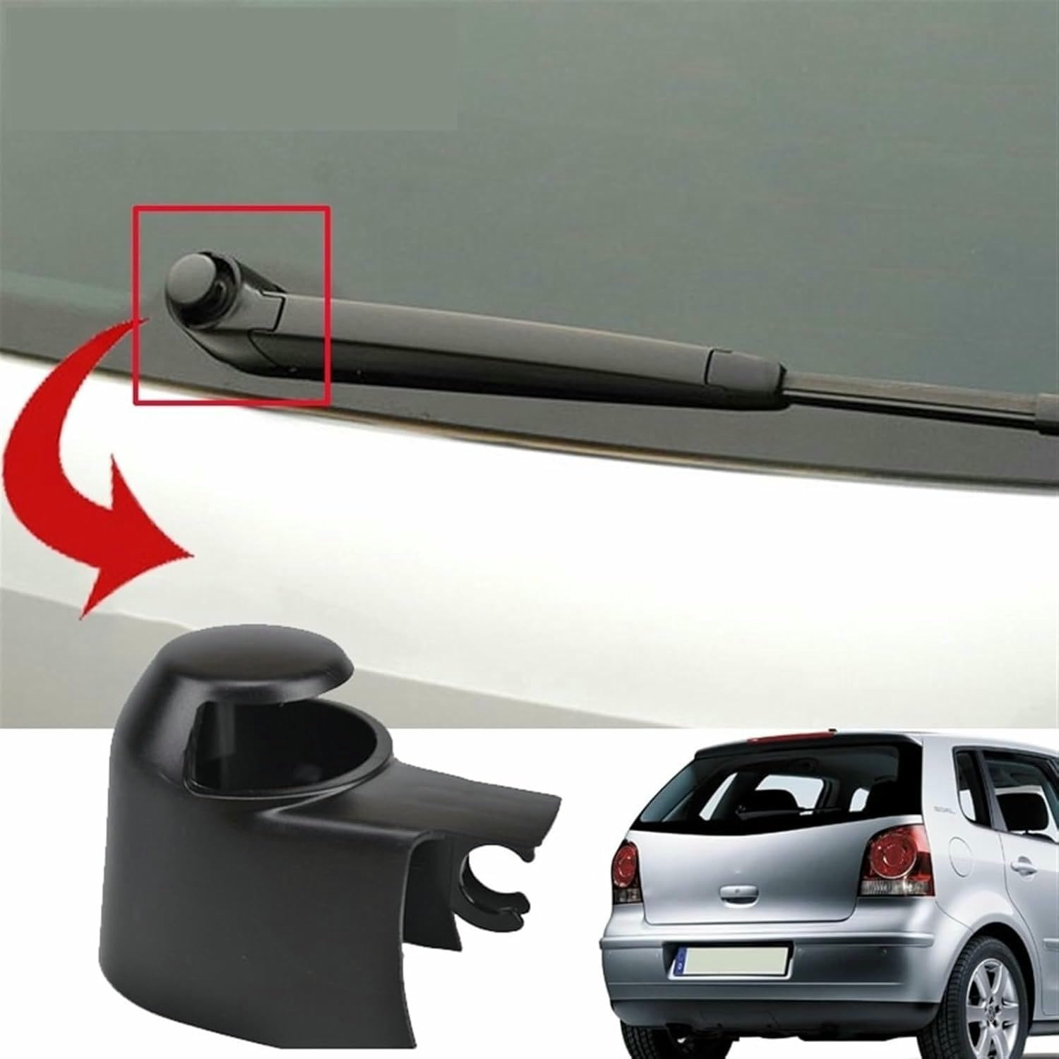 Cache-écrou Bras Essuie-glace Arrière Pour Renault Grand Scenic 3 (2009-2016) - Accessoire Protection Et Esthétique - 7