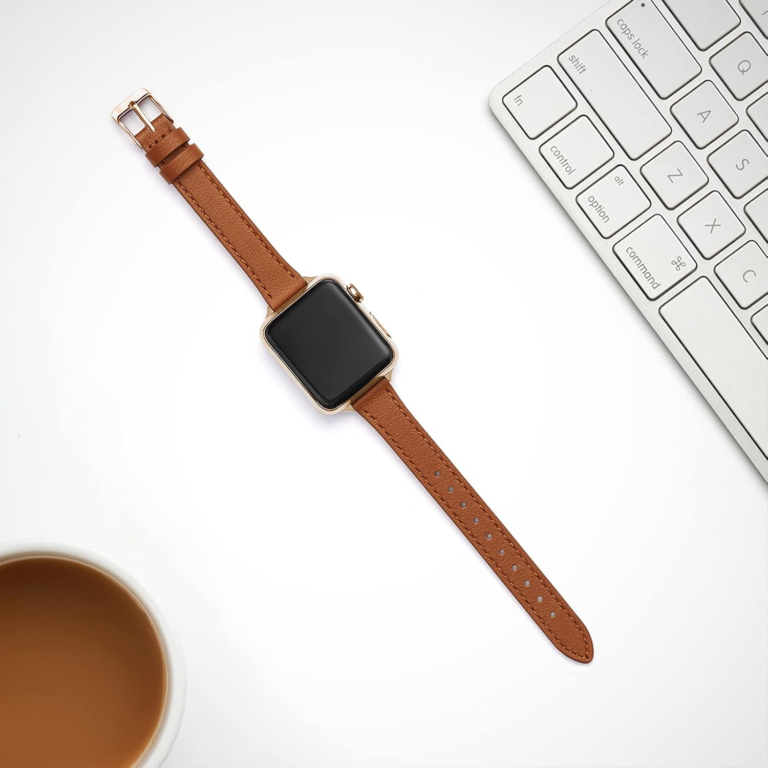 Bundle of the Black and Brown Apple Watch Replacement Band