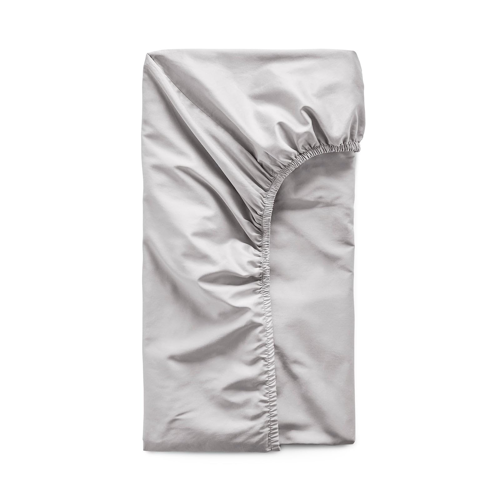 DIP & DOZE Luxury 100% Organic Cotton Fitted Sheet | Baby & Toddler Cot Bed | Soft & Smooth Sateen | Dove Grey - Cot Bed