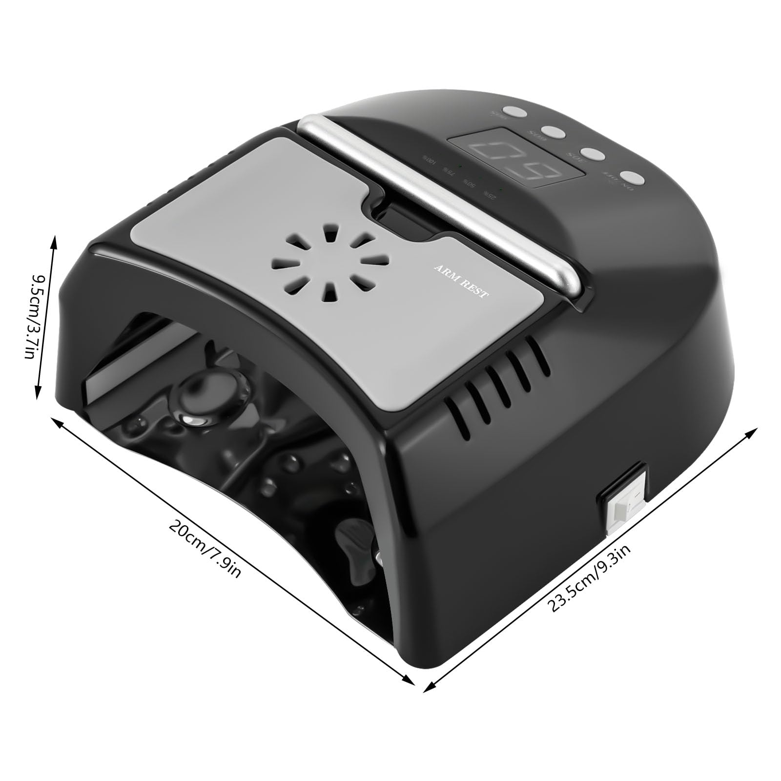 Amazon | kitneed プロフェッショナル UV LED ネイルランプ コードレス