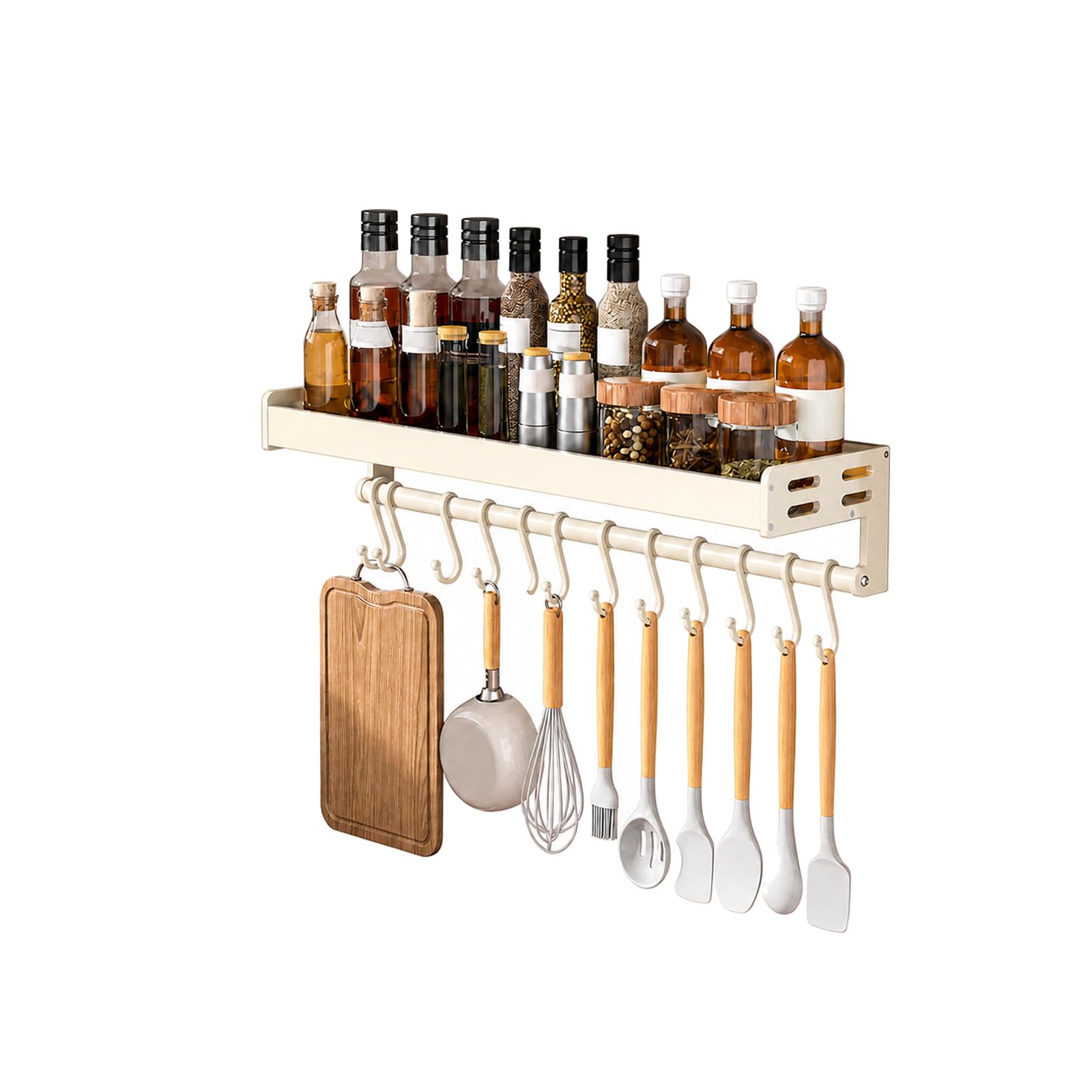 Organizador Especias Cocina Especieros para Cocina Pared Metal,
