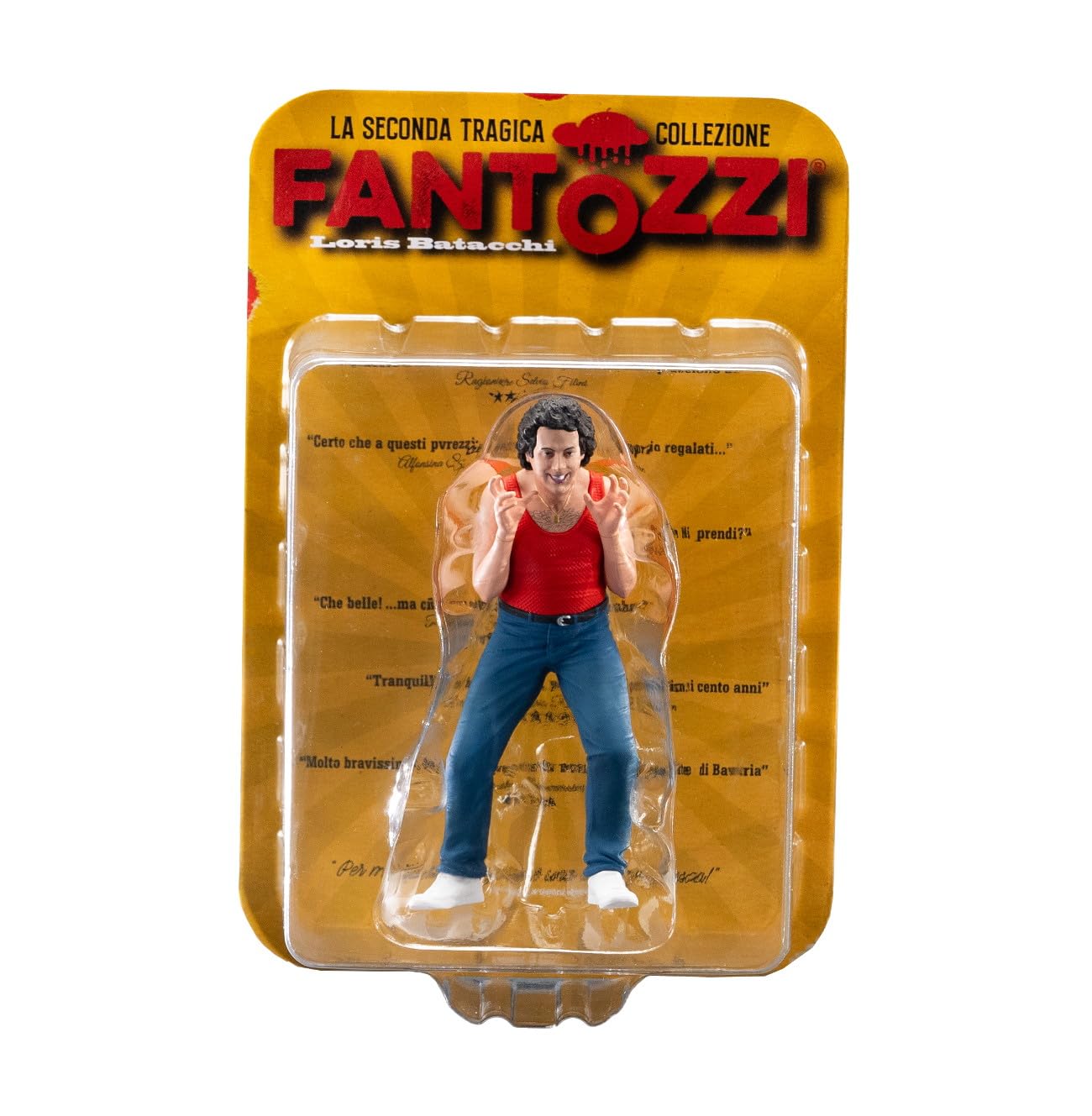 FANTOZZI - Loris Batacchi e' un cobra - Scena Film - Statua Figura da Collezione in PVC - altezza 11cm