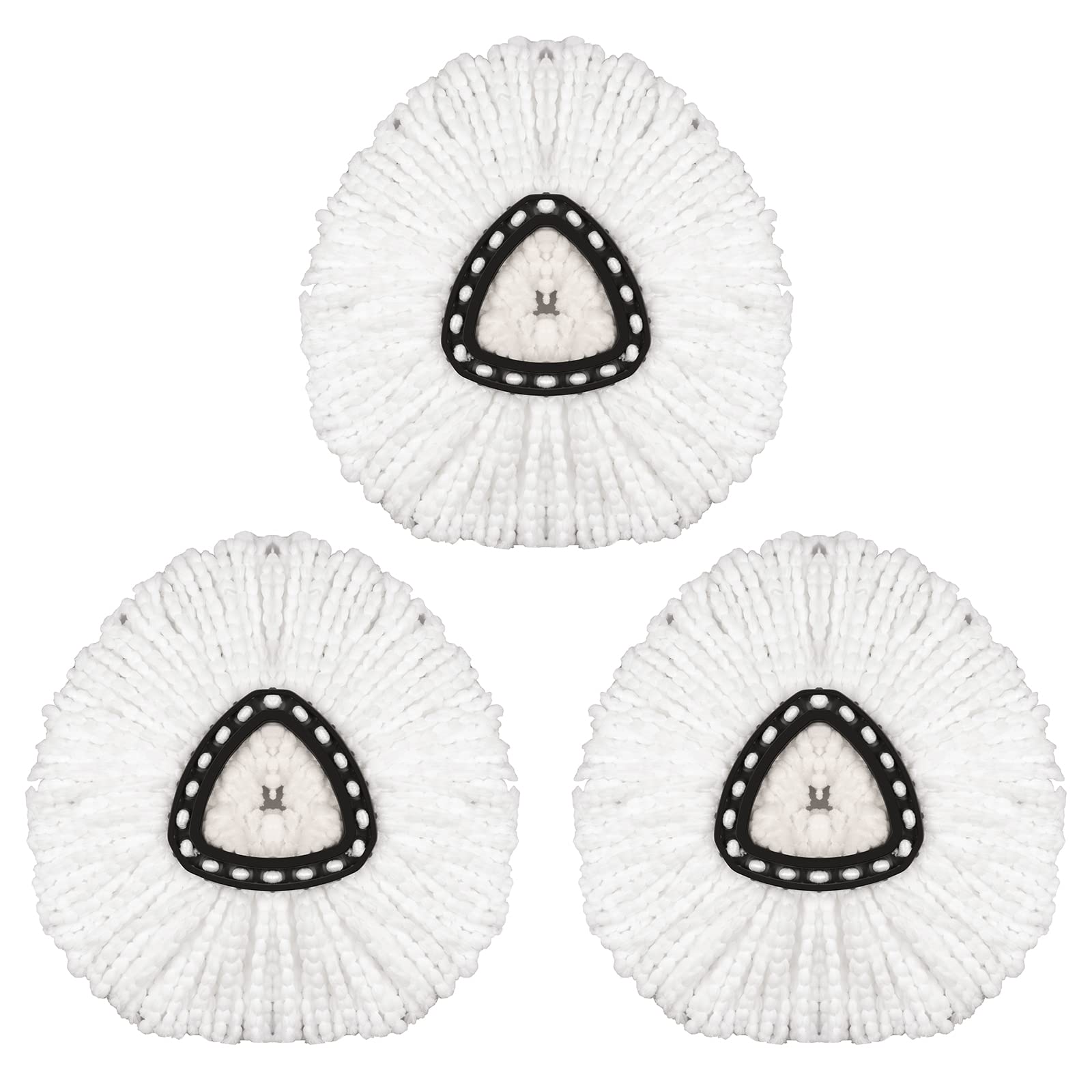 3 Pack Mop Replacement Head Mop Refills EasyWring Spin Mop Refills