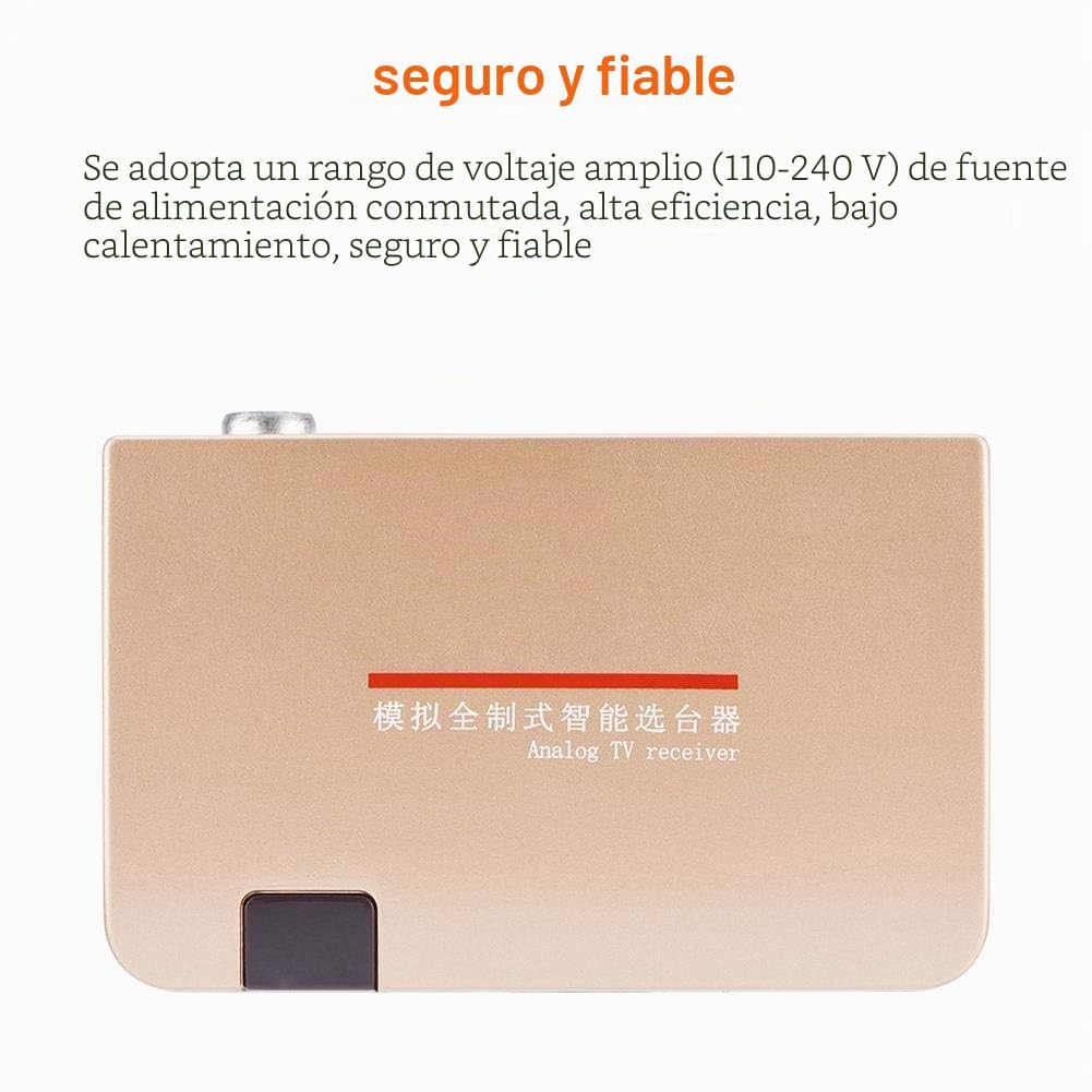 Vbestlife Convertidor de RF a HDMI 100-240V Conversor de Audio Vídeo con Estándar USS/VDE de Material ABS para Proyectores, Enseñanza Multimedia, Ingeniería de Redes