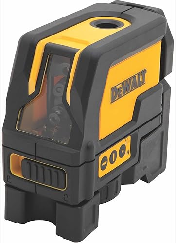 DEWALT Nivel láser, línea cruzada y láser puntual, verde (DW0822CG)