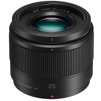 LUMIX G 25mm F1.7 ASPH. H-H025◆1778 Panasonic LUMIX G 25mm f/1.7 Aspherical Lens for Micro Four