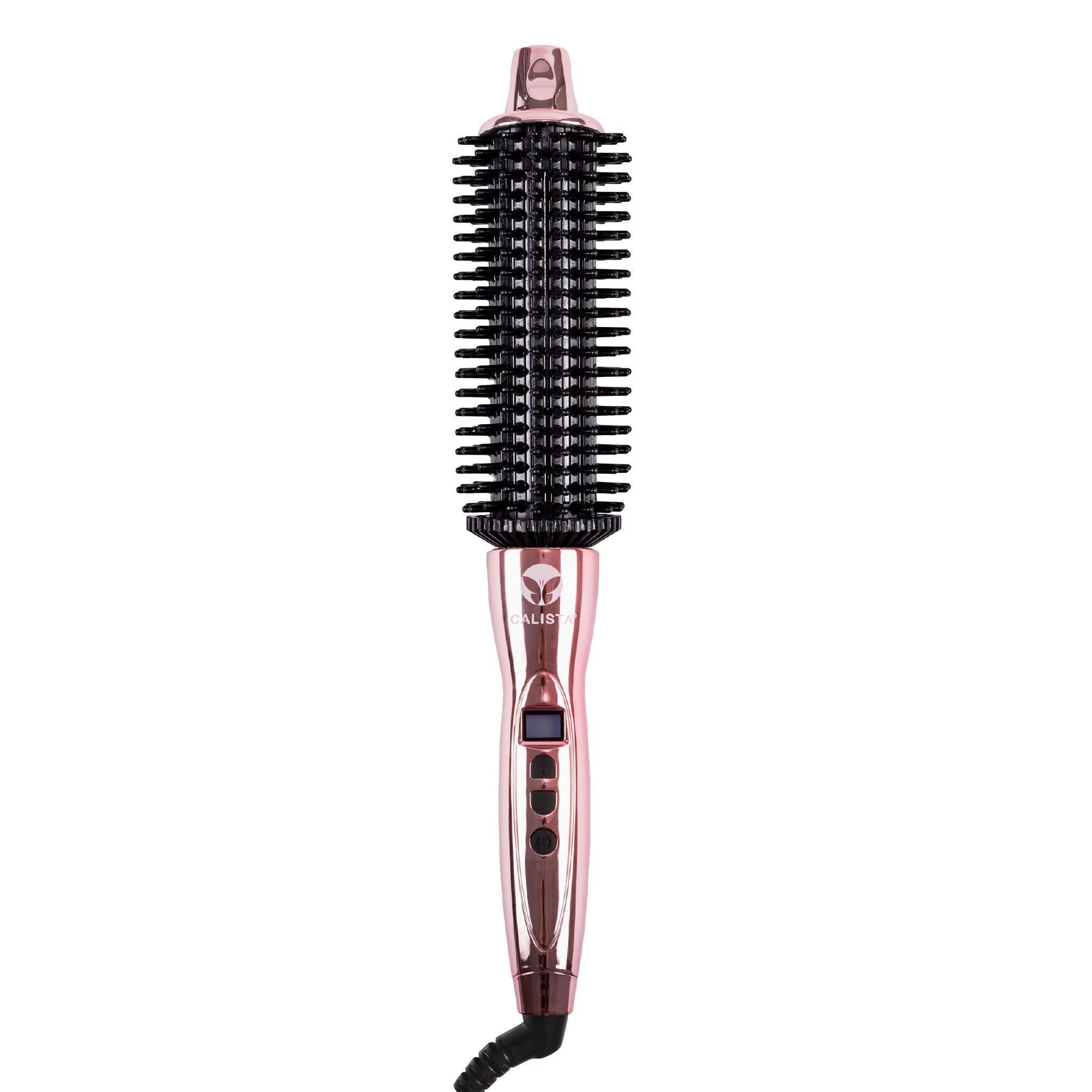 Photo 1 of CALISTA Perfecter Pro Heated Round Brush, Lift, Volumize, and Style with No Heat Damage for Healthier Looking Hair, 1.5" For Voluminous Blowouts & Long Hair, Dual Voltage & Adjustable Temp, Rose Gold