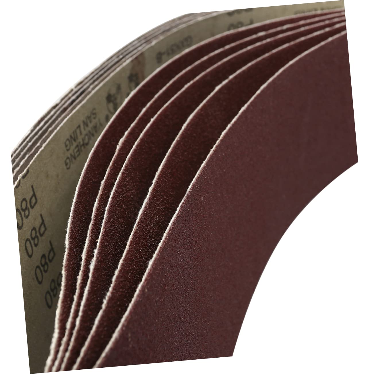 5Pcs Sanding Belt Red Flexible Sandpaper Strips 915x100mm