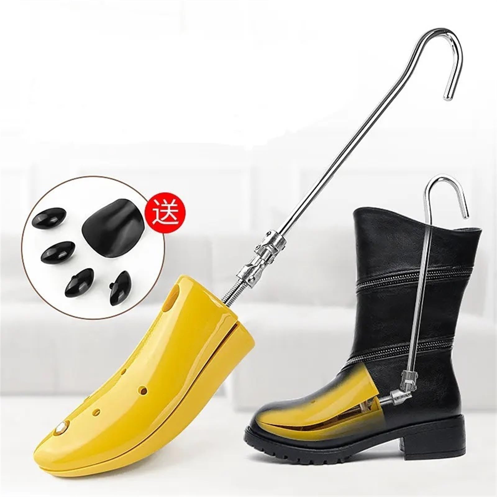 Hormas Para Zapatos Árboles de zapatos ajustables for hombre y mujer, expansor de zapatos, tacones altos, accesorios for moldear botas, 1 ud. Para Zapatos Casuales, Zapatos De Cuero(Size S(36-40))