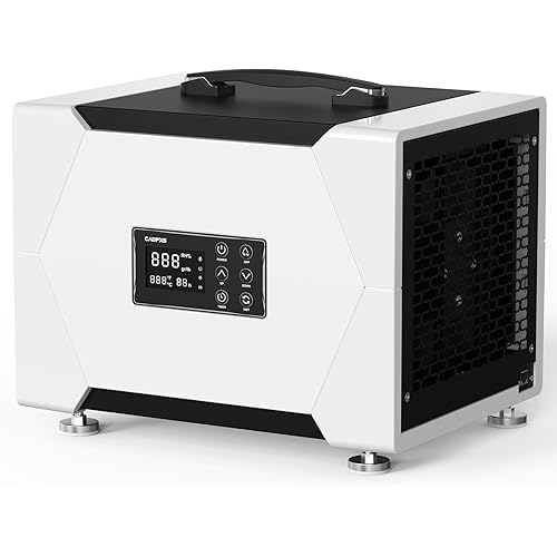 CADPXS Crawl Space Dehumidifier with Drain Hose, 80 Pint Commercial Dehumidifier for Basement, Home Use, Water Damage, Auto Defrost, Memory Start, cETL Certified, Up to 1000 Sq Ft