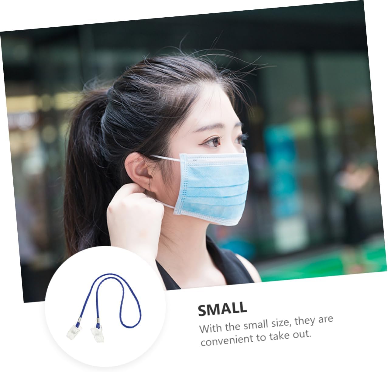 Milisten 3pcs Napkin Holders Bib Clips Mask Straps for Events Cleanliness Organization