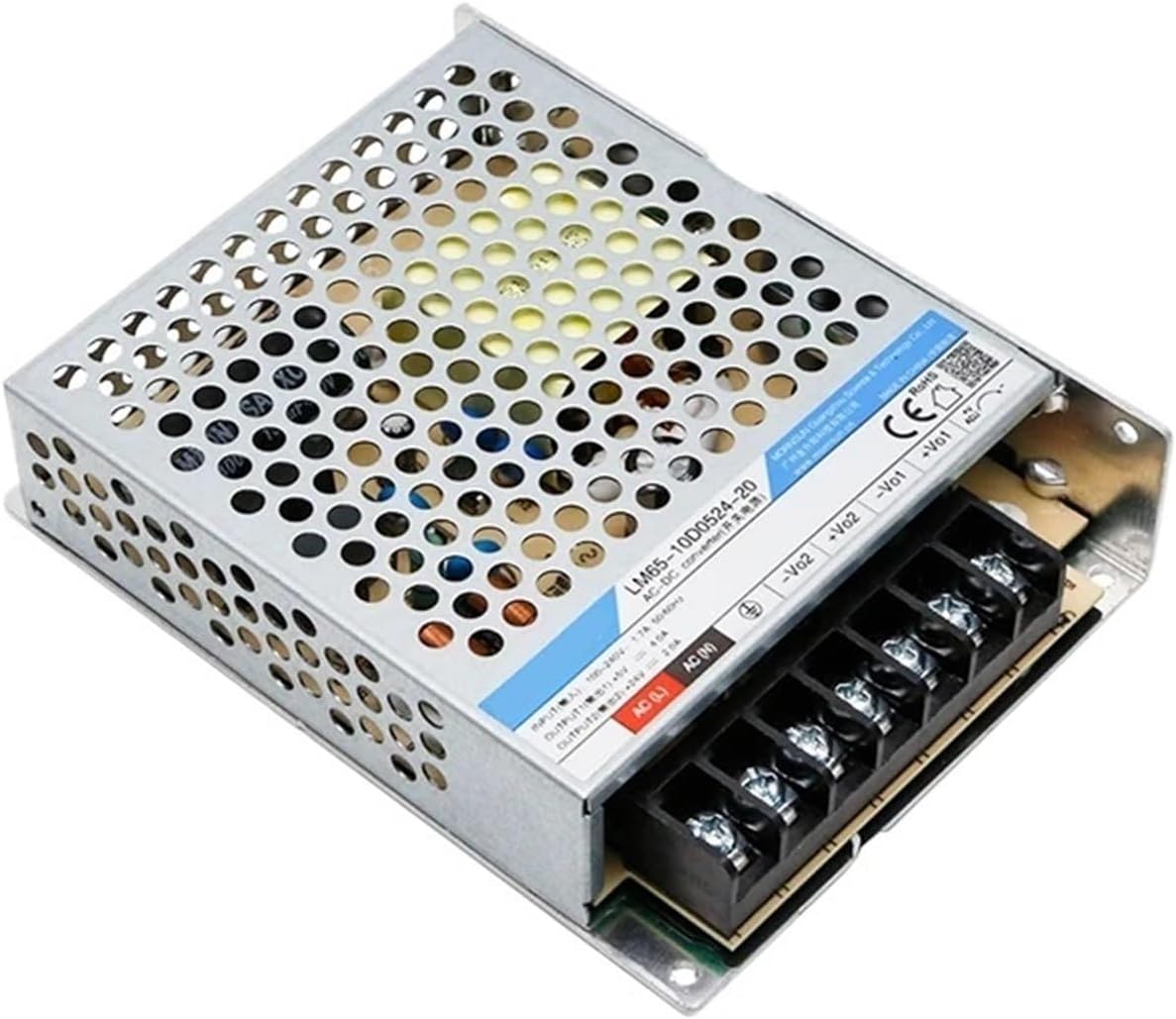 SMPS Dual Output AC DC Switching Power Supply 5V 12V 50W LM50-10D0512-20
