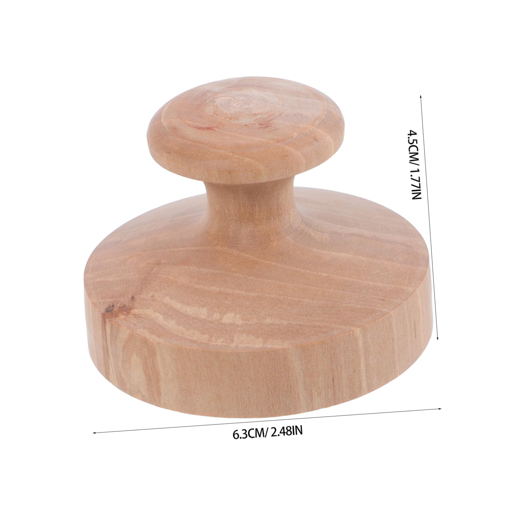 Healifty Traditional Tortilla Maker Wood Dough Presser Hamburger Bun Meat Press Easy Cleaning