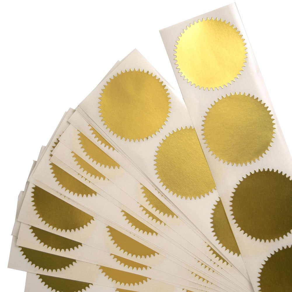 MDLG 100 Pack Blank Silver Embosser Stickers Metallic Scallop Edge Embossed Stickers Stamp Sealing Blank Certificate Self-Adhesive Stickers (Silver MDLG 100 Pack Blank Silver Embosser Stickers Metallic Scallop Edge Embossed Stickers Stamp Sealing Blank Certificate Self-Adhesive Stickers (Silver