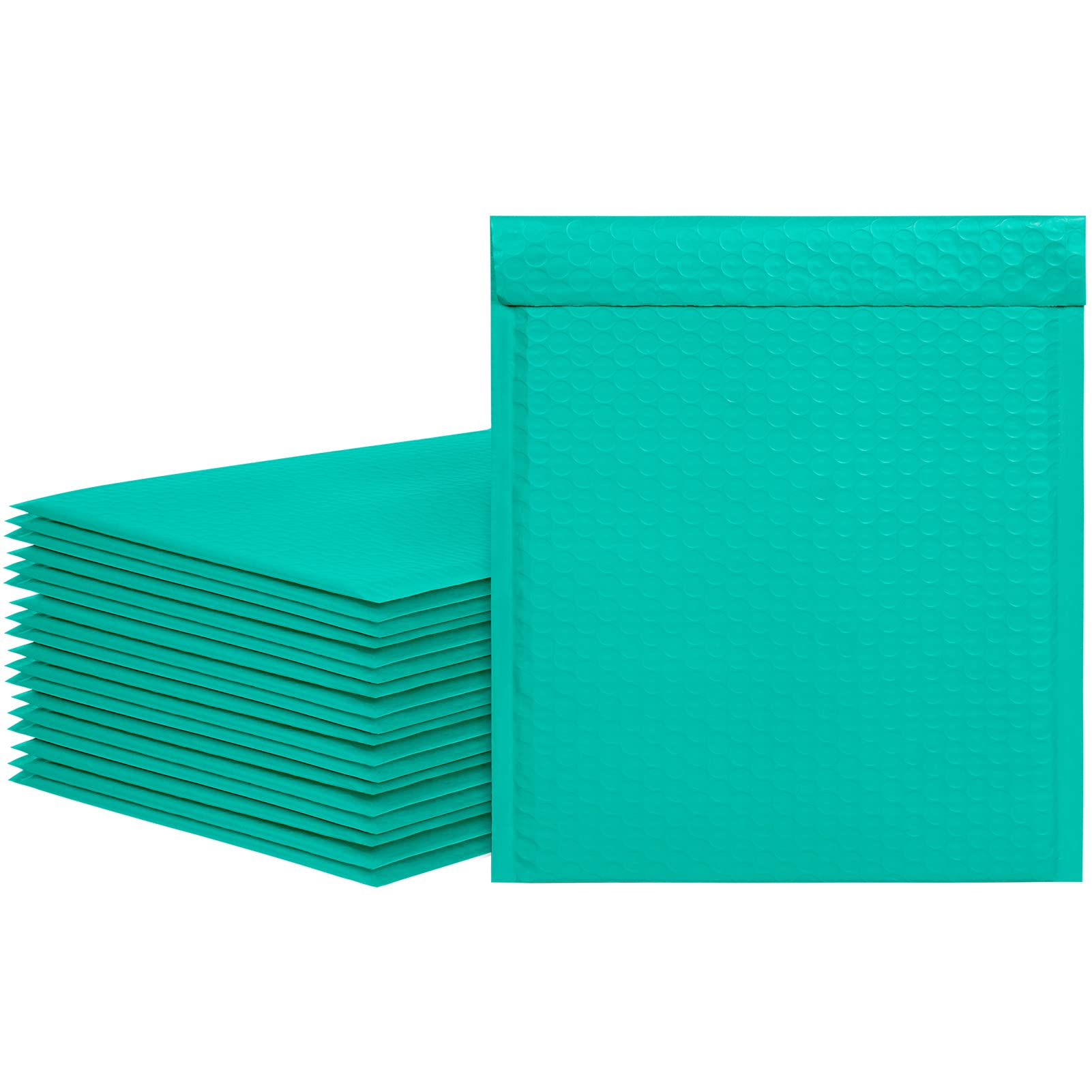 8.5 x 12 Inch Padded Envelope 30 Pack, Self-Seal Poly Bubble Mailers, Waterproof Shipping Bags for Small Business, Teal