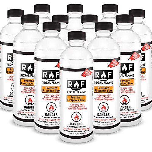 Regal Flame 1 Quart Bio-Ethanol Fireplace Fuel 12 Bottles Regal Flame 1 Quart Bio-Ethanol Fireplace Fuel 12 Bottles