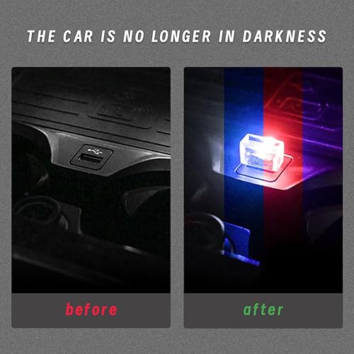 Miniatura 4 de 4 lámparas USB LED para el interior del automóvil, luz nocturna portátil, mini luz LED de decoración, enchufable de 5 V, luz USB universal para el
