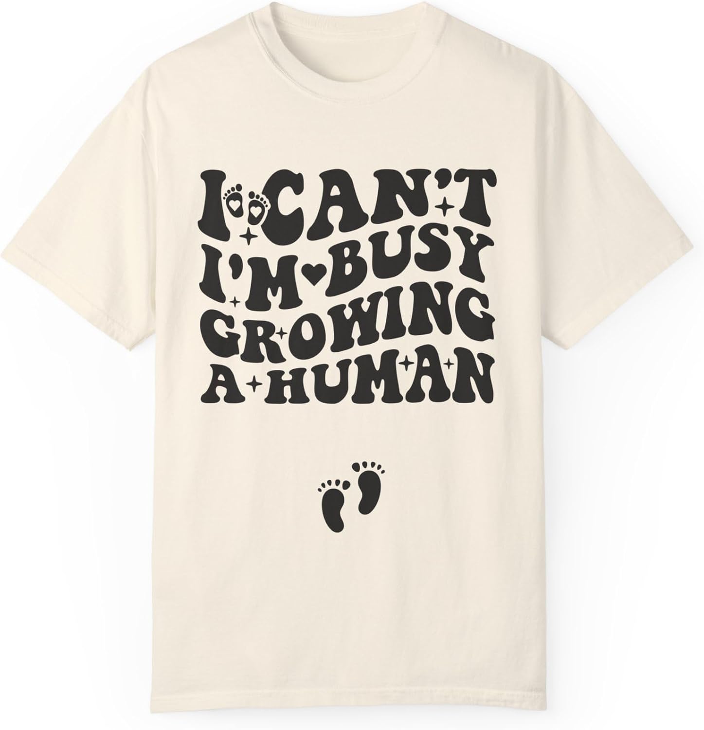 Busy Growing A Human T-Shirt - Mom to Be Shirt - Pregnancy Announcement Shirt - Expecting Mom Gift, Maternity Tee, Pregnancy