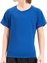 TBoonor Kinder UV Shirt - Rashguard Shirts für Jungen Kurzarm - Schwimmshirt für Kinder Schnelltrocknend - Badeshirt UV Jungen Schutz UPF 50+