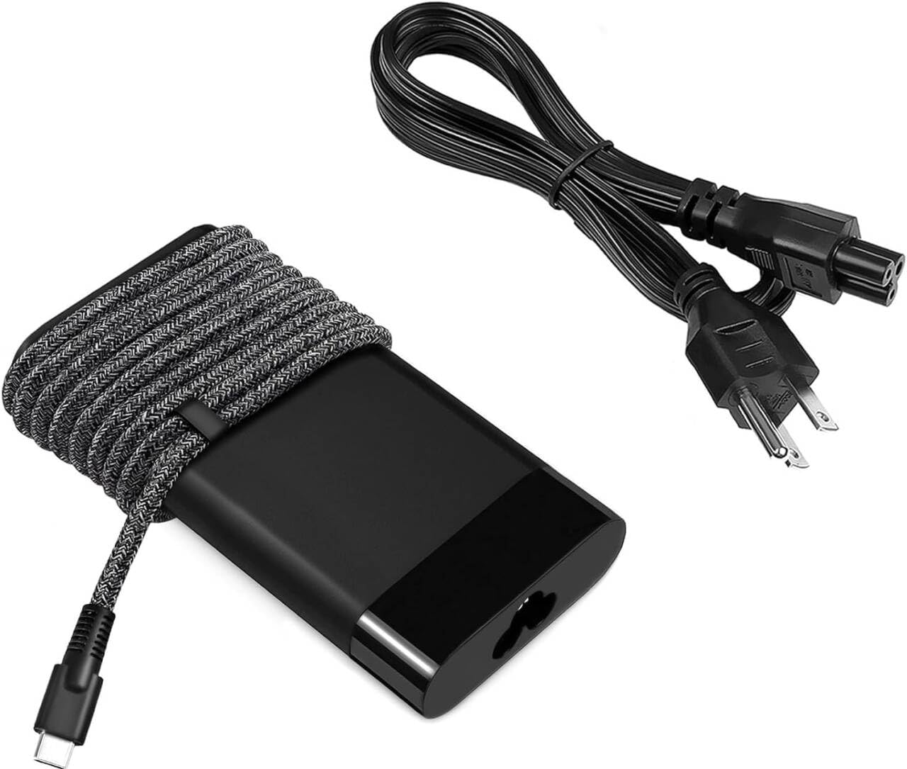 Caricabatterie USB-C da 100 W compatibile con laptop HP OmniBook 7 X Series, OmniBook 7/X 13,3", 14", 16", 17,3" pollici Next Gen AI (13-bg/14-fs/16-az/17-dc/17-dd), con cavo di alimentazione lungo e