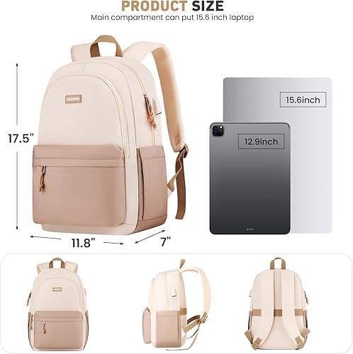 Miniatura 3 de Mochila escolar para adolescentes y niñas, bonita mochila para estudiantes, bolsa para laptop, mochilas universitarias estéticas para mujeres,
