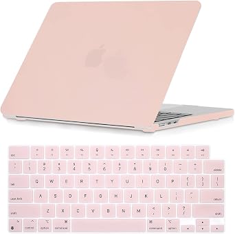 Se7enline for MacBook Air 13 inch Case 2026-2022 M5 M4 M3 M2,Chalk Pink | 2 in 1 Matte Hard Shell Laptop Case with Keyboard Cover Anti-Scratch Heat Dissipation Full Port Access Slim Lightweight