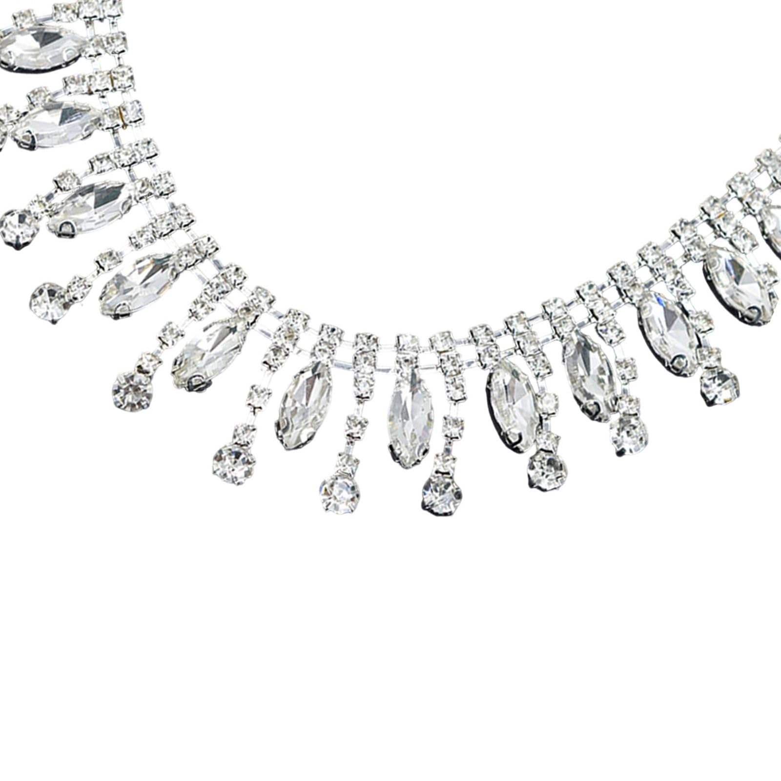 YROHGKPN Glass Crystal Fetters for Sewing Undertakings and Creative Addons Direct Current Artisanal Finishes