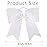 16PCS 8 Large Cheer Hair Bows Ponytail Holder Elastic Band Handmade for Cheerleading Teen Girls College Sports (White - Big Bows, 1 Count (Pack of 16))