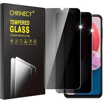 Pack of 2 Privacy Screen Protectors Compatible with Samsung Galaxy A13 4G/5G Protective Glass Anti-Spy Protective Glass 9H Hardness Tempered Glass Scratch-Resistant