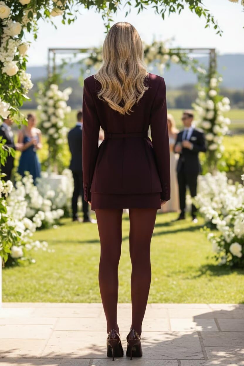 Skirt Suit 2 Piece Formal Bodycon Mini Skirt Suit Set for Women Long Sleeve Notch Lapel Suits Dress Evening Party
