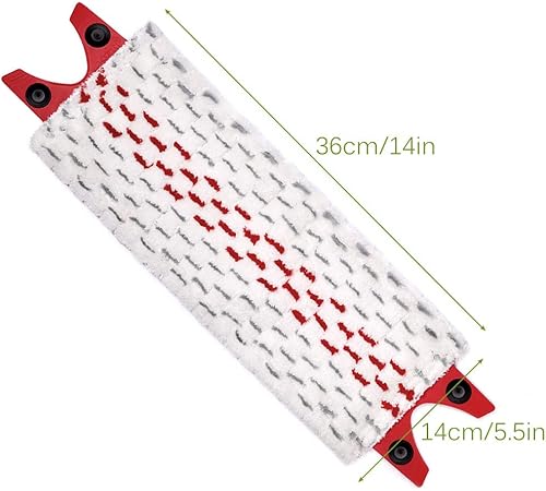 Miniatura 2 de KEEPOW UltraMax - Recambio de microfibra para trapeador plano compatible con trapeador Vileda UltraMax, repuesto de cabezal de trapeador giratorio